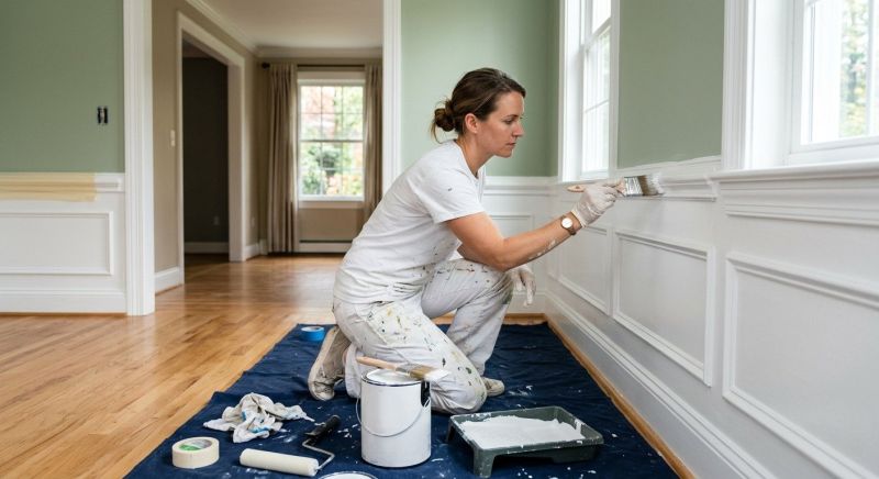 Banister Painting in Waco, TX