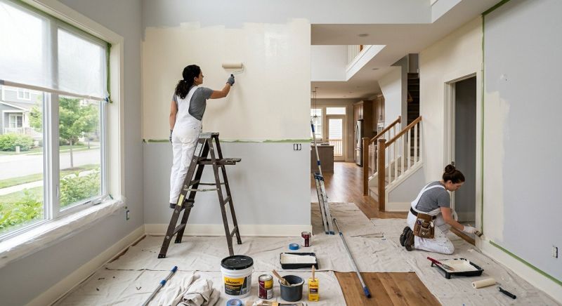 Basement Wall Painting in Waco, TX