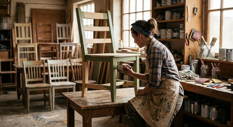 Chair Painting in Waco, TX