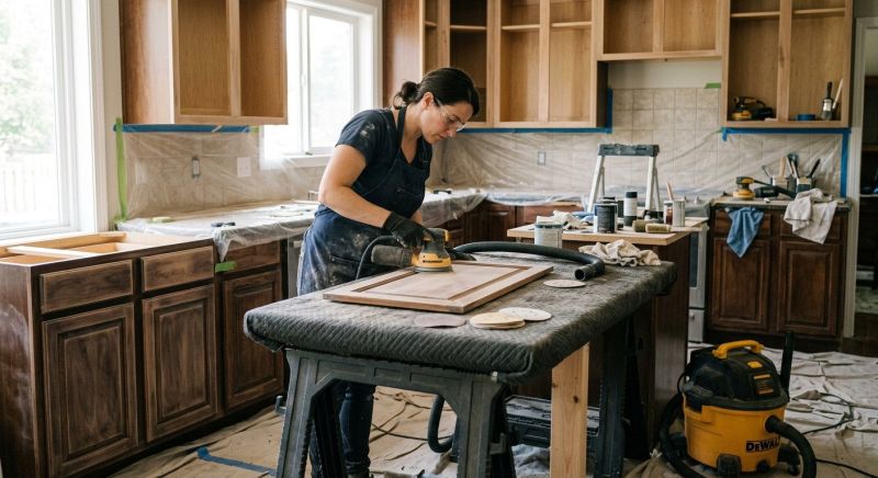 Kitchen Cabinet Refinishing in Lafayette, IN