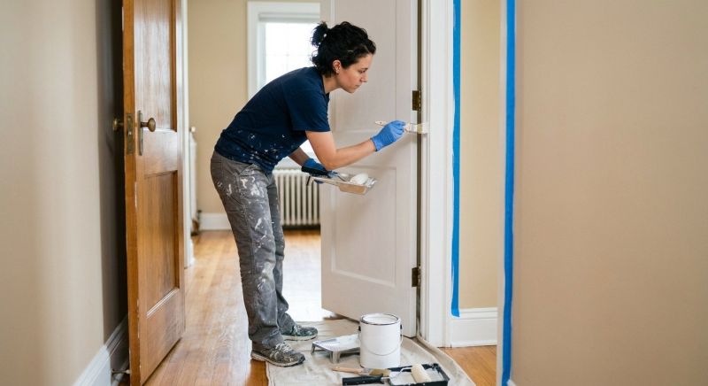 Window Frame Painting in Waco, TX